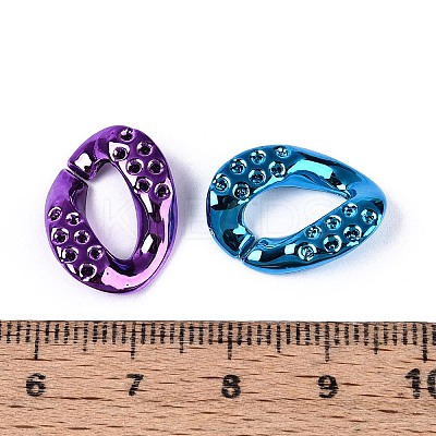 UV UV Plating Opaque Acrylic Linking Rings PACR-T017-14M-1