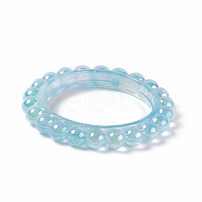 UV Plating Opaque Acrylic Beads Frames PACR-M003-03B-1