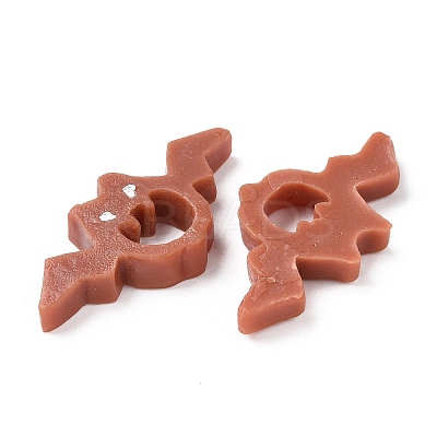 Halloween Opaque Resin Cabochons LS-RESI-G038-02A-1