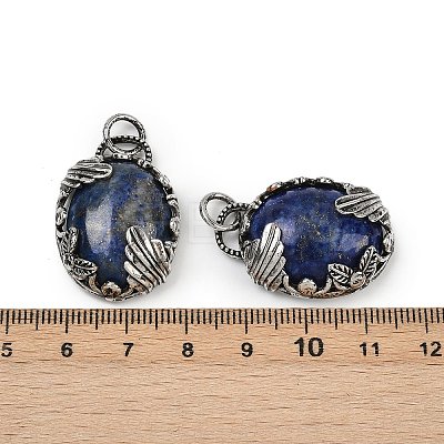 Dyed Natural Lapis Lazuli Pendants G-Z101-02AS-09-1