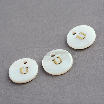 Freshwater Shell Pendants SSHEL-S249-U-1