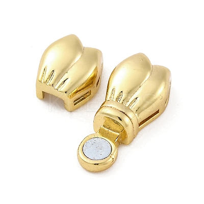 Brass Magnetic Clasps KK-C066-14G-1