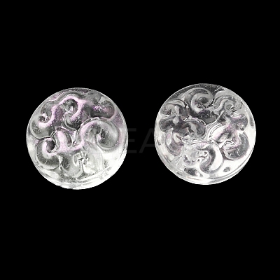 Transparent Glass Beads GLAA-D007-02E-1