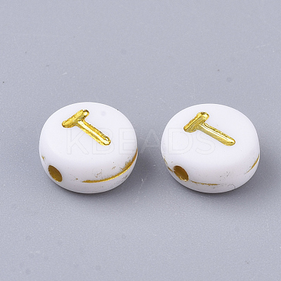Plating Acrylic Beads PACR-R242-01T-1