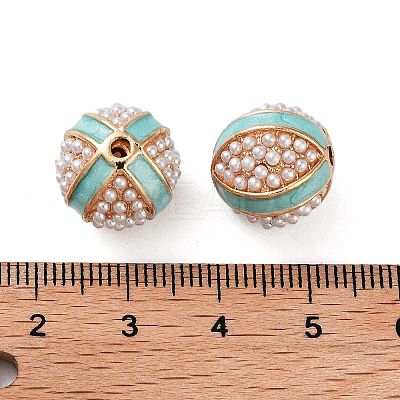 Alloy Enamel Beads FIND-E046-11G-05-1