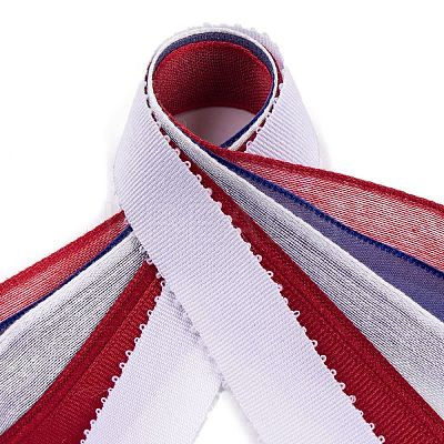15 Yards 5 Styles Independence Day Polyester & Polycotton Ribbons Sets SRIB-A015-02C-03-1