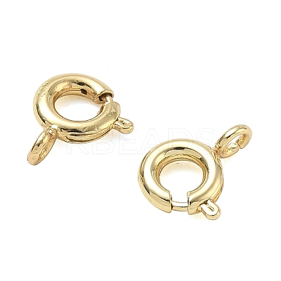 Brass Spring Ring Clasps KK-CBA1AE8-05A-G-1