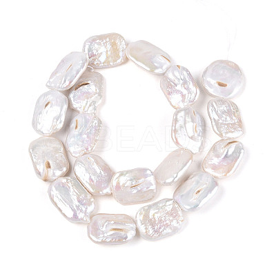 Natural Keshi Pearl Beads Strands PEAR-S020-K11-1