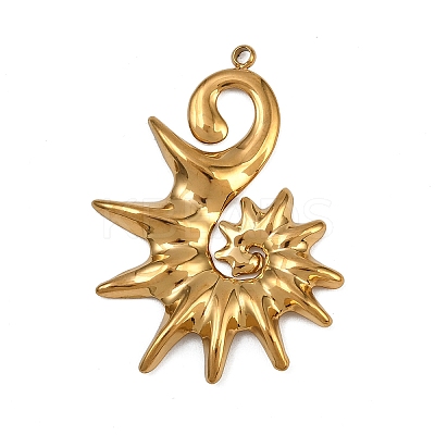 304 Stainless Steel Pendants LS-STAS-G363-01G-1