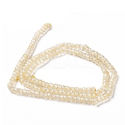 Cubic Zirconia Bead Strands ZIRC-G001-01I-1