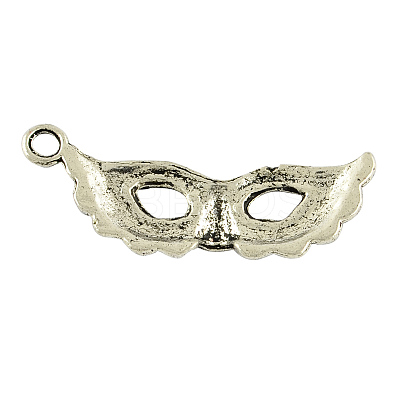 Tibetan Style Alloy Pendants TIBEP-A12590-AS-RS-1
