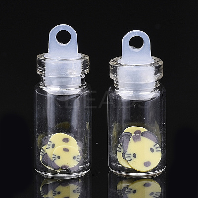 Handmade Polymer Clay Kitten Nail Art Decoration Accessories MRMJ-S046-001A-1