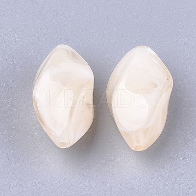 Acrylic Beads OACR-S029-006B-1