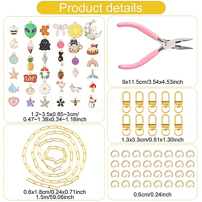 DIY Keychain Making Kit DIY-YW0017-18-1