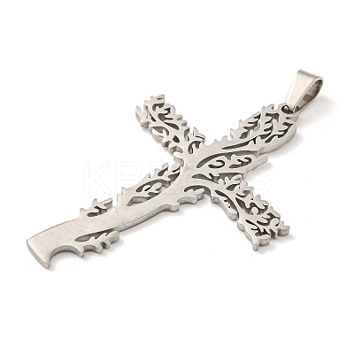 Non-Tarnish 304 Stainless Steel Pendants STAS-H184-08P-1