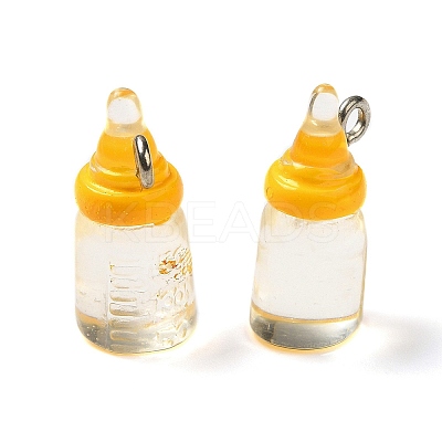 Transparent Resin Pendants LS-RESI-R440-03B-1