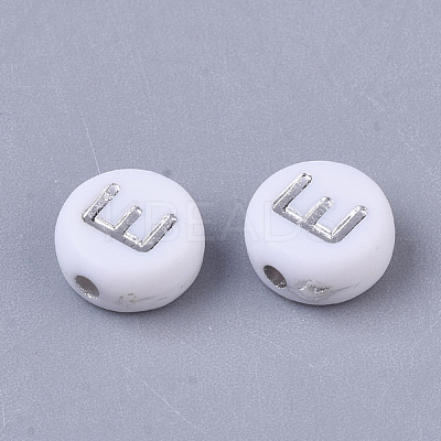 Plating Acrylic Beads PACR-R243-04E-1