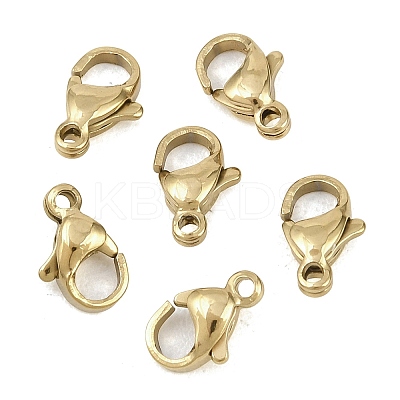 304 Stainless Steel Lobster Claw Clasps STAS-D218-01G-02-1
