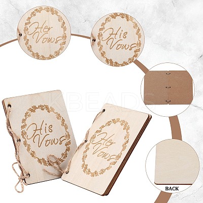 Creative Wooden Greeting Cards DIY-WH0349-171B-1