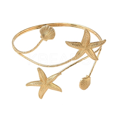 304 Stainless Steel Open Upper Arm Cuff Bangles for Women SA-CBA2C9D-06A-1