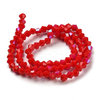 Opaque Solid Color Imitation Jade Glass Beads Strands LS-EGLA-A039-P4mm-L02-1