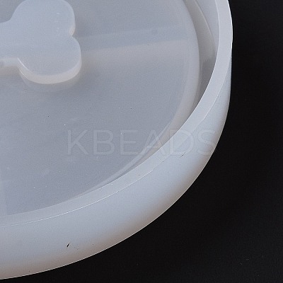 DIY Pet Theme Dog Bone Pattern Coaster Silicone Molds SIMO-P001-A02-1