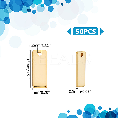 50Pcs 201 Stainless Steel Charms STAS-UN0046-34-1