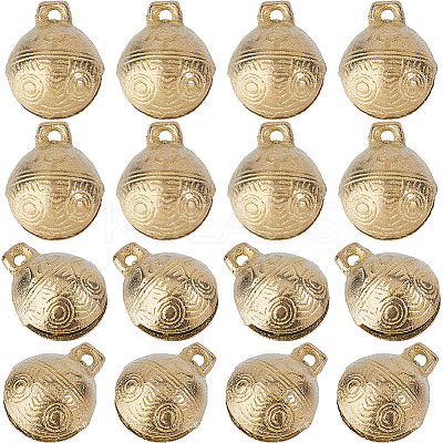 Brass Bell Pendants KKB-FH0001-01B-1