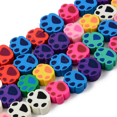 Handmade Polymer Clay Beads Strands CLAY-N008-007-1