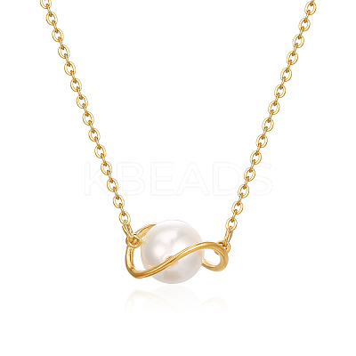Pearl Pendant Necklaces UB6498-1-1