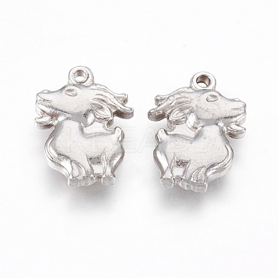 Tarnish Resistant 201 Stainless Steel Pendants STAS-O118-37P-1