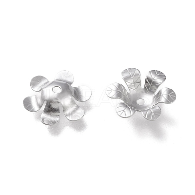 Non-Tarnish 304 Stainless Steel Bead Caps STAS-K194-16P-1