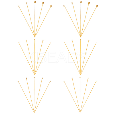 30Pcs 3 Styles 925 Sterling Silver Head Pins & Eye Pins STER-PH0003-30-1