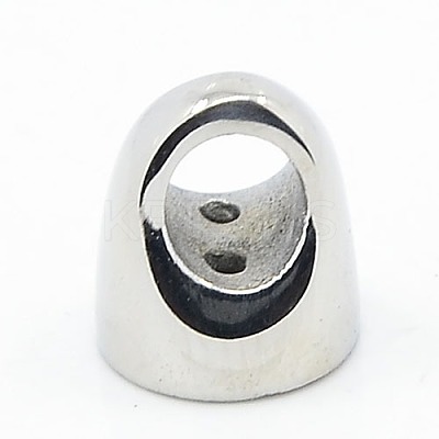 Tarnish Resistant 304 Stainless Steel Cord Ends STAS-I020-02-1