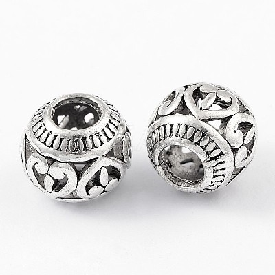 Tibetan Style European Beads MPDL-R019-04-1