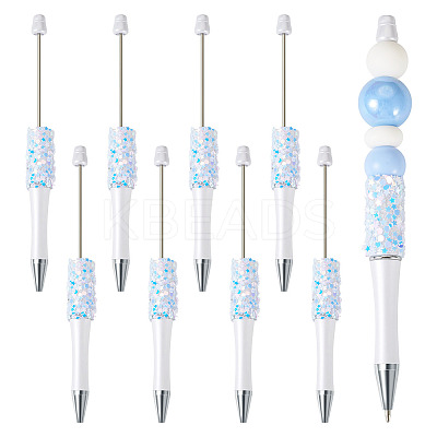 8Pcs Star Sequin Ball-Point Pen FIND-TA0006-15H-1