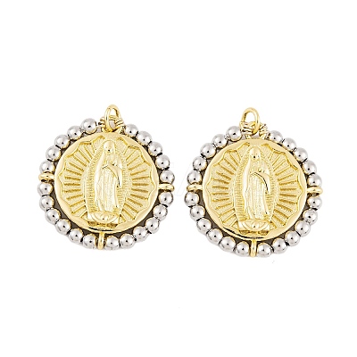 Rack Plating Brass Pendants KK-P269-16G-A-1