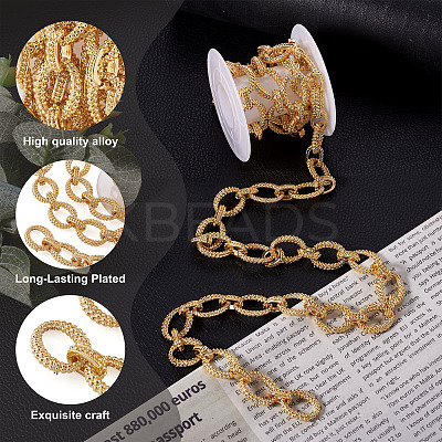 Yilis Handmade Alloy Link Chains LCHA-YS0001-01-1