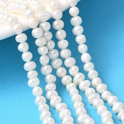 Natural Cultured Freshwater Pearl Beads Strands PEAR-I007-07Q-03C-1