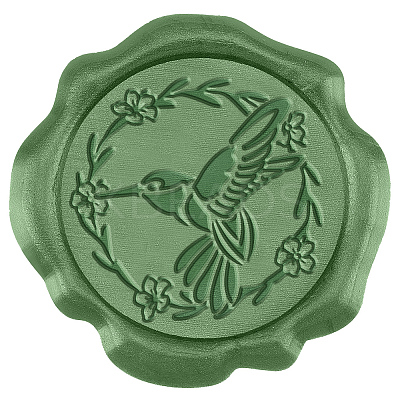 50Pcs Adhesive Wax Seal Stickers DIY-CA0006-13G-1