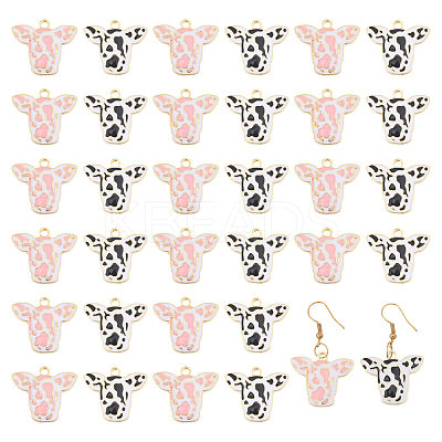 32Pcs 2 Colors Zinc Alloy Pendants FIND-CA0001-50-1