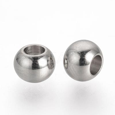 Tarnish Resistant 201 Stainless Steel Spacer Beads STAS-R071-36-1