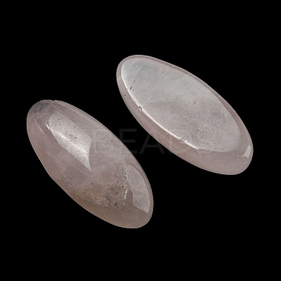 Natural Rose Quartz Cabochons G-B050-24A-1