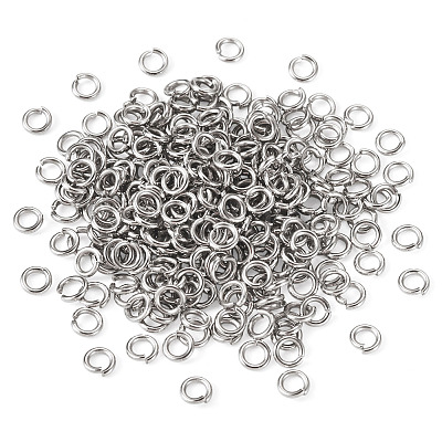 304 Stainless Steel Open Jump Rings STAS-TA0002-99A-1