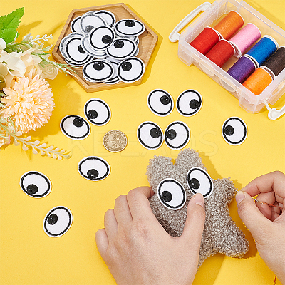 Polyester Embroidery Cloth Iron on Patches PATC-BC0001-06B-1