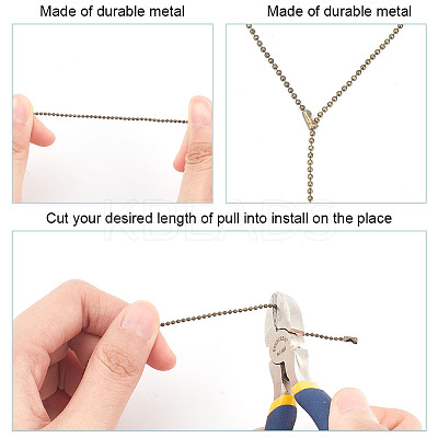 Insect Theme Tibetan Style Alloy Ceiling Fan Pull Chain Extenders PALLOY-AB00218-1