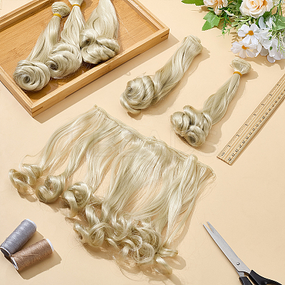6Pcs Doll Wig Hair DIY-ME0001-59A-1