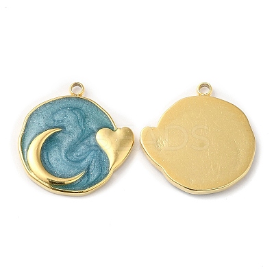 Real 18K Gold Plated 304 Stainless Steel Pendants STAS-A084-25G-04-1