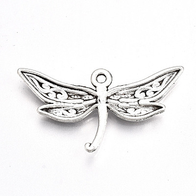 Tibetan Style Alloy Pendants TIBE-S323-027AS-RS-1