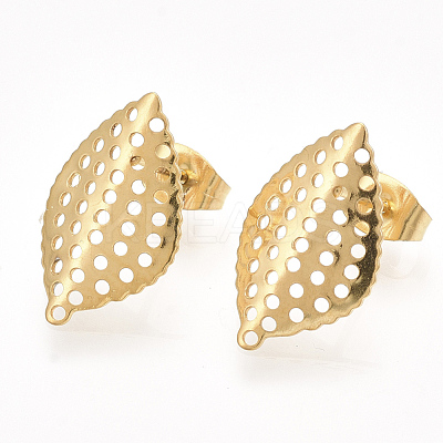304 Stainless Steel Stud Earring Findings STAS-S079-65A-1